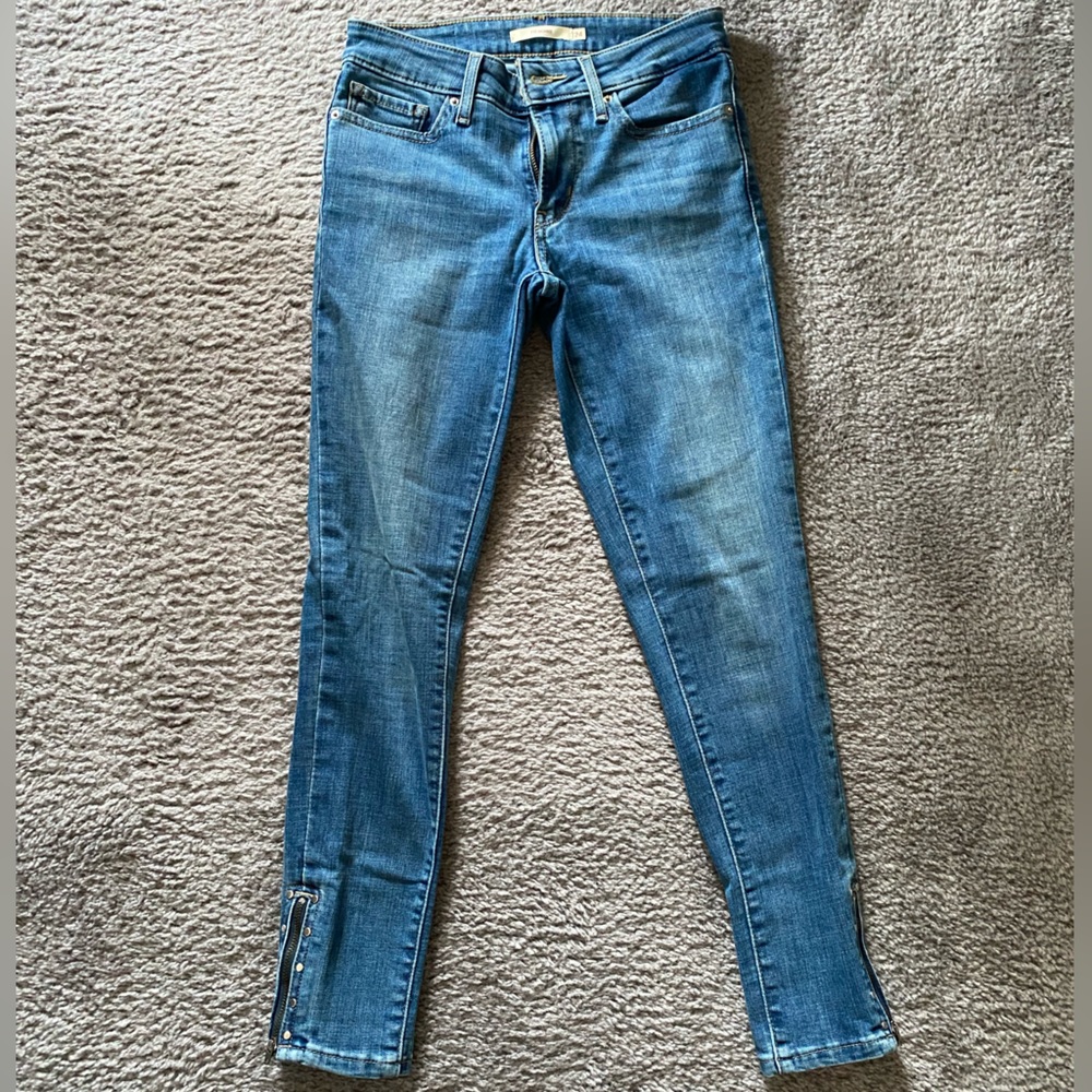 711 Skinny Levi 24 w/ zipper detailing